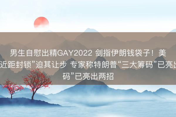 男生自慰出精GAY2022 剑指伊朗钱袋子！美对伊“近距封锁”迫其让步 专家称特朗普“三大筹码”已亮出两招