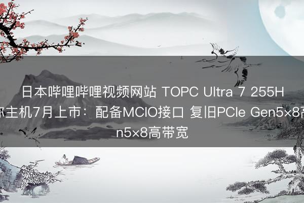 日本哔哩哔哩视频网站 TOPC Ultra 7 255H款迷你主机7月上市：配备MCIO接口 复旧PCIe Gen5×8高带宽